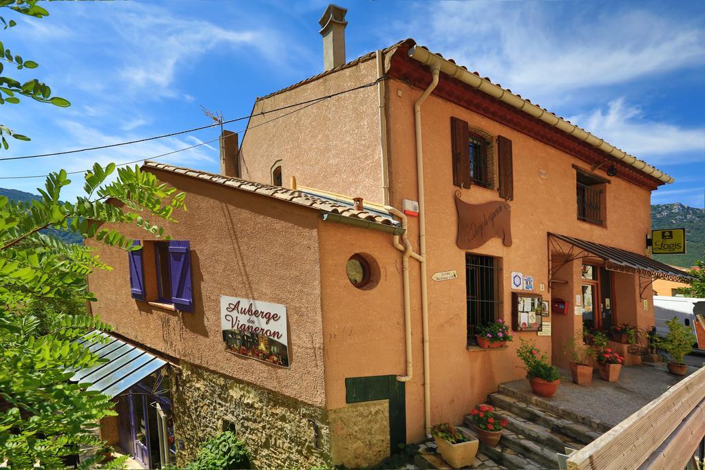 Logis Auberge Restaurant Du Vigneron Cucugnan Zewnętrze zdjęcie