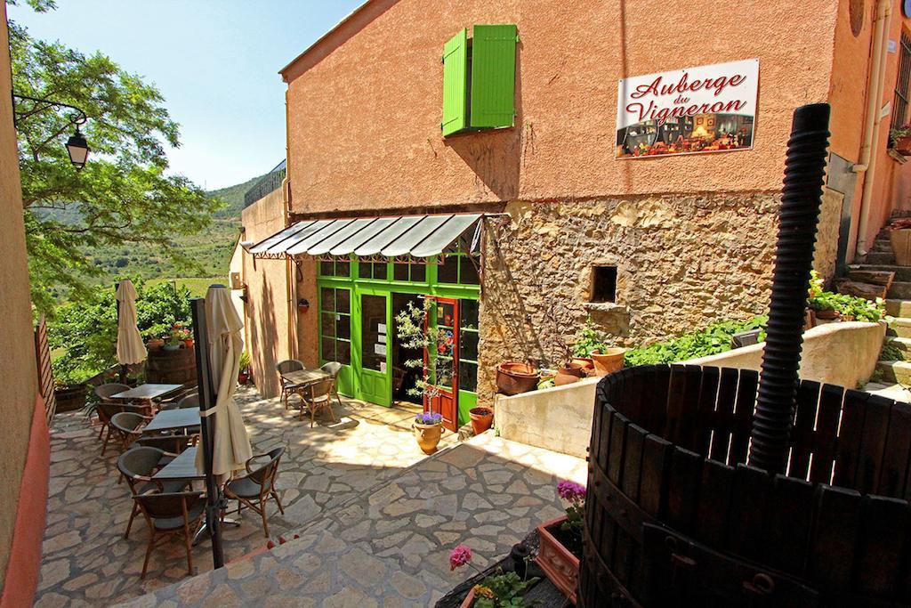 Logis Auberge Restaurant Du Vigneron Cucugnan Zewnętrze zdjęcie